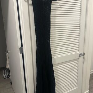 DISSH Black Knit Swim Coverup